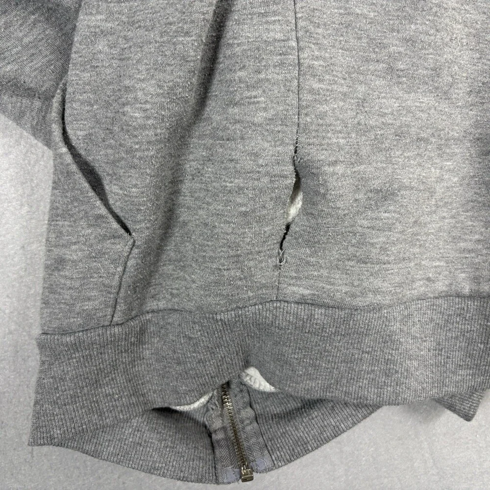 Forever 21 Gray Zip Up Hoodie Men’s Size XL